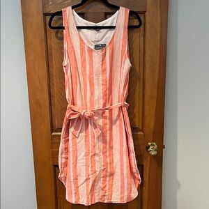 NWT Eddie Bauer Linen Blend Midi Dress
